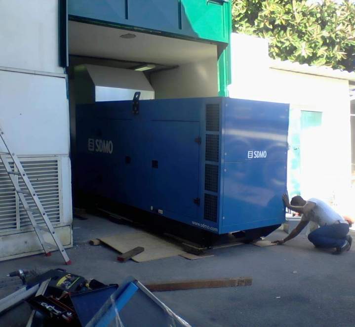 Installation des groupes électrogènes Saint-Denis